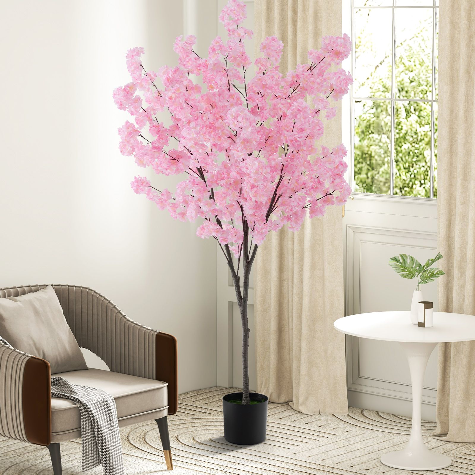 190cm Tall Artificial Cherry Blossom Tree